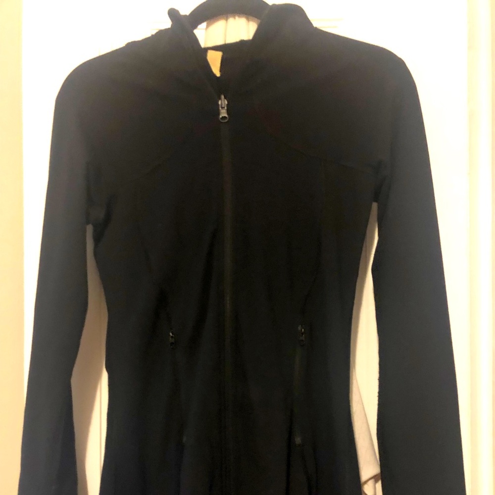 Lululemon Vintage black Long hoodie jacket.